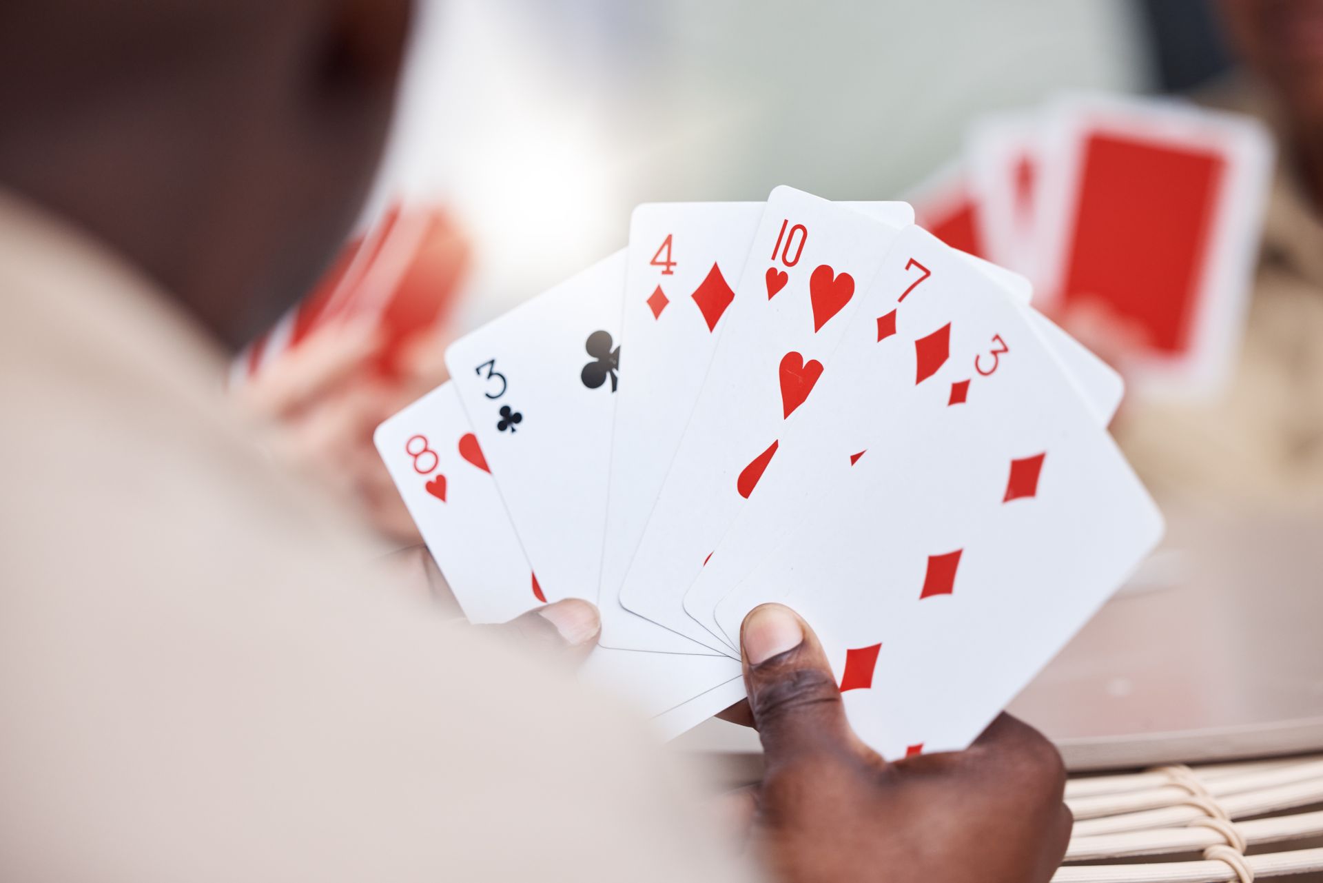 Premium Rummy Cards Arrangement
